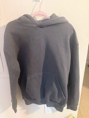 Comfrt Oversized Heavyweight Hoodie Charcoal Gray Unisex Medium Pullover Cozy